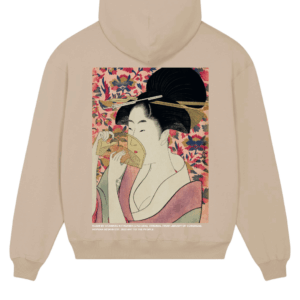 Bio-Baumwolle-Hoodie – Japanische Kunst trifft Nachhaltigkeit