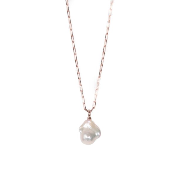 Barock Perlenkette aus echtem Silber