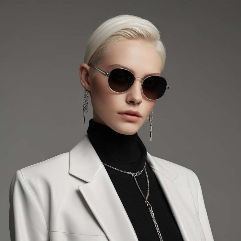 carla nooh wearing sun glasses